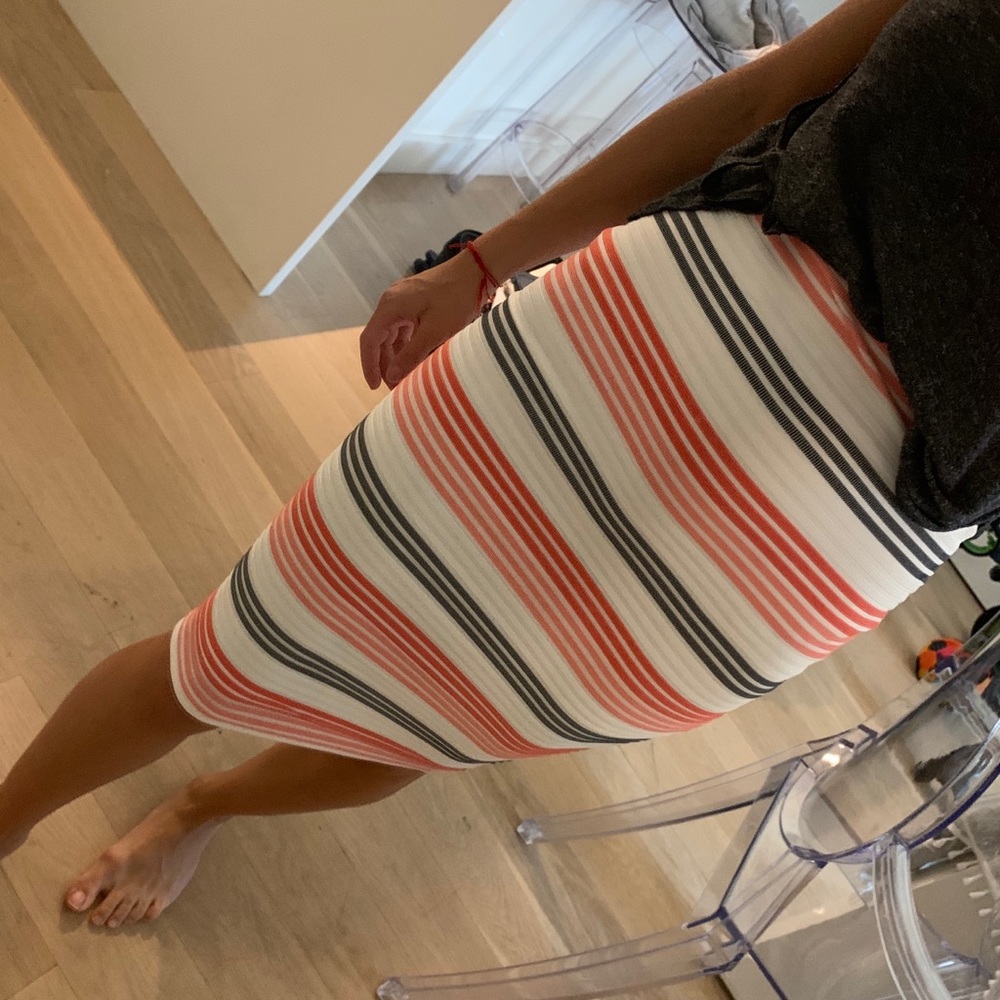 Beautiful striped tight skirt